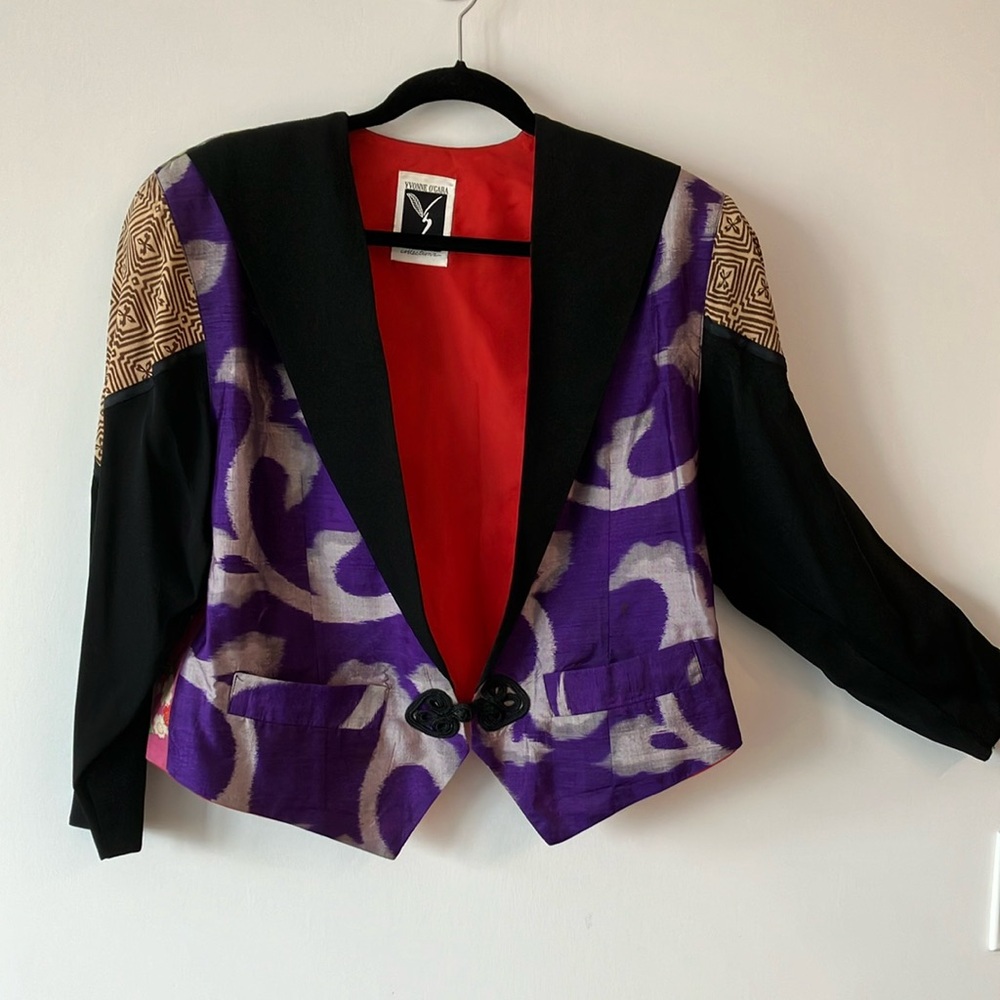 Vintage Yvonne O’Gara silk blazer